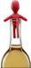 Innovine™ Bouchons de bouteille en silicone - Jeu de 2 - Rouge/Bleu