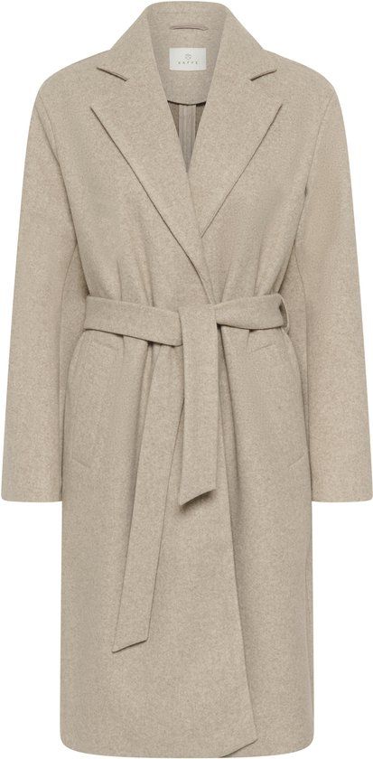 Kaffe KAsaturn Jacket Dames Jas - Beige Smoke Melange
