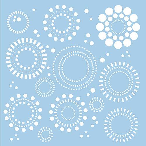 RAYHER 3860200 sjabloon cirkels, 30 x 30 cm, 1 stuk