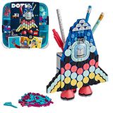 LEGO 41936 DOTS Potloodbakje, Bureau Accesoires set voor Kinderen van 6 die Knutselen, DIY kunst & Kamer Decoratie