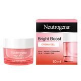 Neutrogena Bright Boost Gel crème (1 x 50 ml), gezichtscrème met neoglucosamine + AHA + PHA, voor een anti-aging gezichtsverzorging, geschikt voor gezicht en hals
