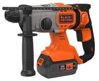 BLACK+DECKER BCD900M1K Accuboormachine met percussiefunctie, SDS-plus, 18V, 4Ah Li-ion