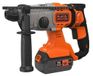 BLACK+DECKER BCD900M1K Accuboormachine met percussiefunctie, SDS-plus, 18V, 4Ah Li-ion