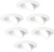 LEDVION 6x Inbouwspots - Dimbare LED - Wit - IP65 - 5W - CCT - Badkamer - 5 Jaar Garantie