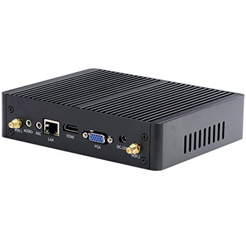 HSIPC Mini-pc | Celeron N2920 | 4G RAM | 64G SSD | Zwart Aluminium Case