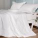 Ibenzoa® Couette légère d'été en microfibre, 155 x 220 cm, Blanc