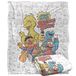 Sesamstraat Silky Touch Plaid 152 x 127 cm