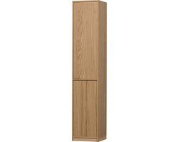 vtwonen Modulair Bovenkast - Eikenhout Fineer - Naturel - 199x40x40 cm