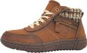 Supremo Chaussures femme Bottes à lacets Bottine Marron Loisir
