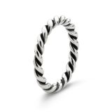 Pandora Zilverkleurige Gedraaide Ring voor Dames