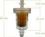 Honda Filtre à essence pour GX610K1, GX620K1, GX670, GXV270K1, GXV340K2 / 16910-ZE8-005