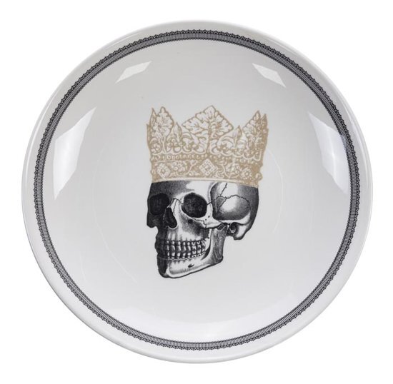 Tokyo Design Studio - Skull Design Crown Pasta Bowl 24.5x3.5cm 1000ml