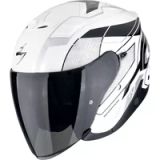 Scorpion EXO-Z1 Vue Zwart Wit Zilver Jethelm - Helm