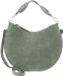 Coccinelle Leren schoudertas Sunup Handbag Suede Leather Greenery groene