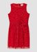 s.Oliver Jurk met lange mouwen, ronde hals, skaterdress, gestipt, rood, maat 98