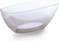 Plastic Bol Decoratieve bloempot Coubi L36cm B15cm H13.2cm kunststof Wit