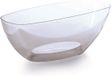 Plastic Bol Decoratieve bloempot Coubi L36cm B15cm H13.2cm kunststof Wit