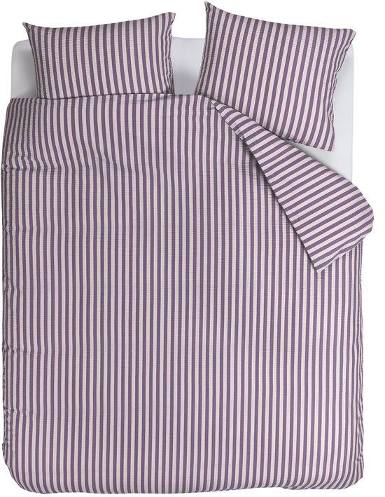 Beddinghouse Veya dekbedovertrek - Lits-Jumeaux - 240 x 200/220 cm - Mauve