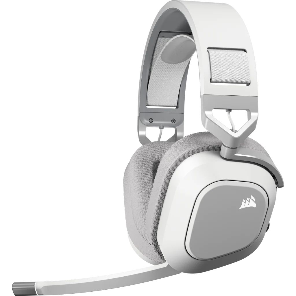 Corsair HS80 MAX Wireless Gaming Headset - White - Bluetooth, Multiplatform