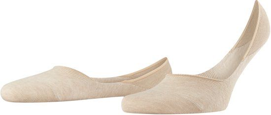 FALKE Step Medium Cut onzichtbar katoen footies heren beige - maat 39-40