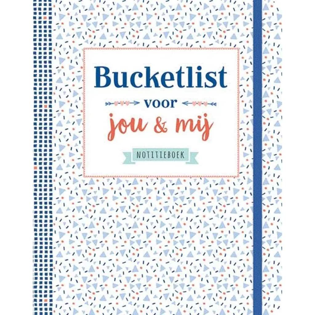 Deltas Paperstore: bucketlist voor jou en mij notitieboek - blauw