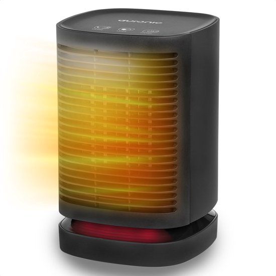 Auronic Ventilatorkachel - Keramische Kachel - 950W - 3 standen - Roterend - Zwart