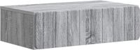 vidaXL Wandgemonteerde Zijtafel Grijs sonoma 59 x 34,5 x 17 cm