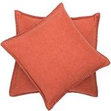 David Fussenegger Sierkussenhoes Sylt Uni 50x50cm Terracotta