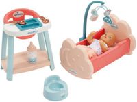 Jouets Ecoiffier Nursery 3in1 Babykamer met Babypop- 8dlg.