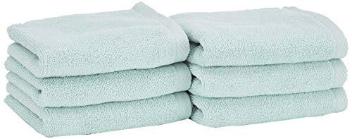 Heckett & Lane Bath Guest Towel, 100% Cotton, Sprout Green, 30 x 50 Cm, 6.0 Pieces