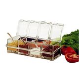 ParaCity Keuken Gourmet Acryl Kruidendoos met 4 Lepels