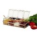ParaCity Keuken Gourmet Acryl Kruidendoos met 4 Lepels