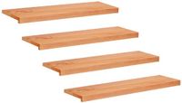 vidaXL - Trapmatten - 4 st - Lak - 90 x 30 x 2 cm - Massief beukenhout