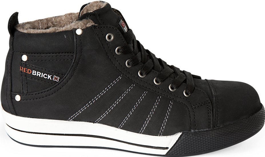 Redbrick Ice werkschoen-sneakers zwart/wit 48 heren