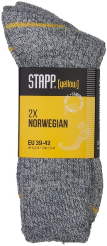 Stappyellow 2-Pack Wollen sokken Stapp 4405 - 43-46