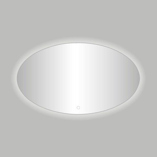 Best Design Divo-80 LED Verlichting Badkamerspiegel 80x60 cm Ovaal