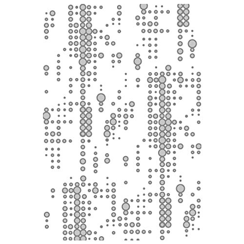 Sizzix Multi-Level Texture Fades Embossing Folder Dotted by Tim Holtz , 666292