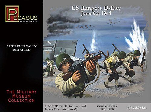 Pegasus Spiele Pegasus PG7351 - 1/72 WW II: Amerikaanse toppen figuren, D-Day