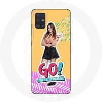 Maniacase Hoesje voor Samsung Galaxy A51 4G Volg je dromen Go! Leef je uit