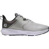 FootJoy Chaussures de golf pour hommes QMotion, gris clair/blanc