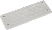 Trelleborg MH-24 F 17-3 LIGHT GREY UL94 V-0 IP65 | TPE | Screw Doorvoerplaat TPE Grijs 1 stuk(s)