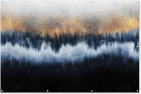 GreatGardenPosters Tuinposter - Marmer - Abstract - Chic - Goud - 180x120 cm - Buiten