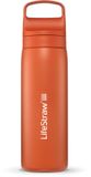 LifeStraw waterfilterfles Go 2.0 Kyoto RVS geïsoleerd 500 ml - Oranje