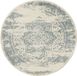 Interiyou tapis Suzuka, crème/vert menthe, rond, diamètre 120 cm