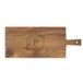 YourSurprise Teak Plateau de service personnalisé - Rectangle - Horizontal - Taille L - Avec gravure