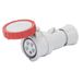 Gewiss KOPPELINGEN HP - IP66/IP67/IP68/IP69 - 3P+N+E 16A 380-415V 50/60HZ - ROOD - 6H - SCHROEFCONTACTEN, GW62031H