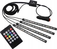 Merkloos met Afstandbediening - Ledstrips op ritme van muziek - Binnen Verlichting Auto - Waterdicht- RGB