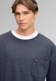 Superdry Longsleeve T-shirt met Zak Heren M Katoen Ebony