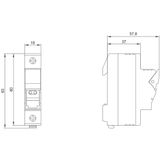 Siemens 3NW7013-4 Cilinderzekeringhouder