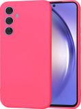 Techsuit Hoesje geschikt voor Samsung Galaxy A54 - Soft Flex Silicone Back Cover - Hot Pink